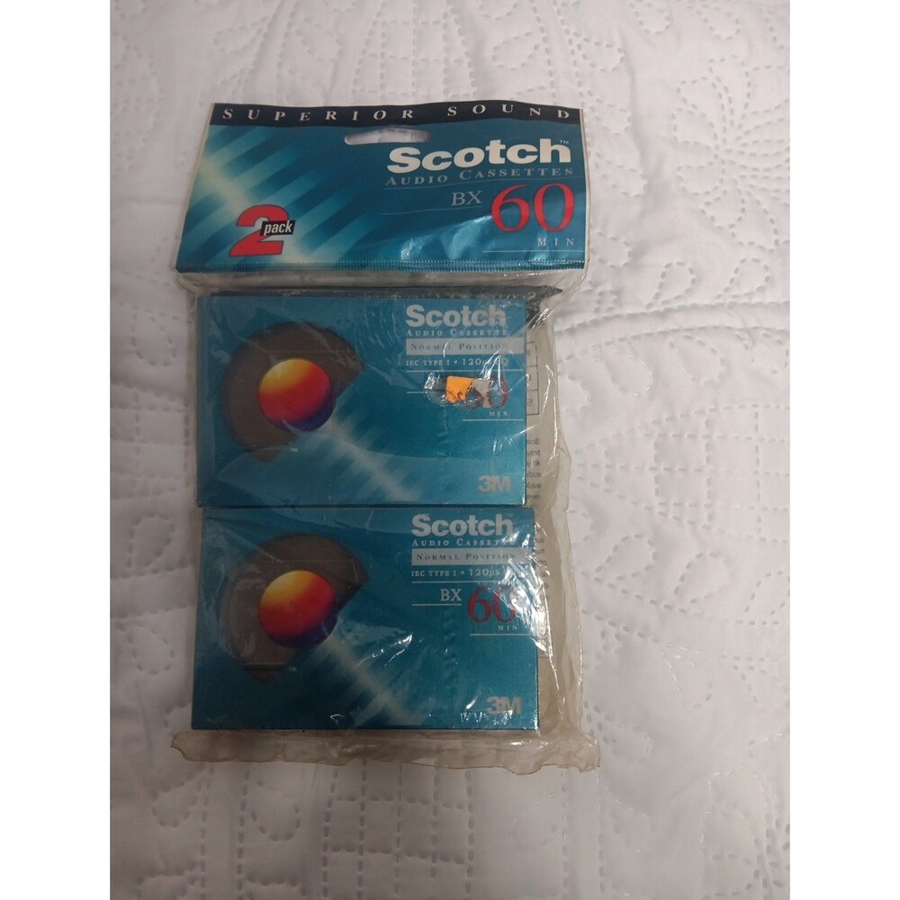 Vintage Scotch BX 2 Cassettes 60 min
